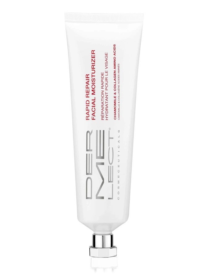 Dermelect Rapid Repair Facial Moisturizer for Face Anti Aging Cream with Chamomile Azulene Collagen Avocado Oil Grape Seed, Hydrating for Sensitive Skin Dryness Dullness Fine Lines & Wrinkles 3.3 oz - Image 2